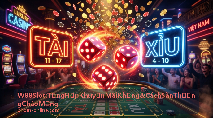 Giao diện ứng dụng W88 Slot săn thưởng chào mừng trên điện thoại